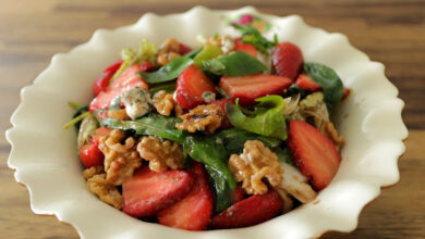Συνταγή σαλάτας με φράουλα